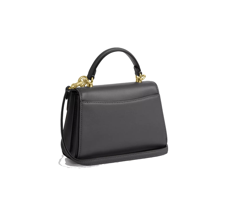 Coach Women's Eliza Mini Top Handle Bag Gold/Charcoal