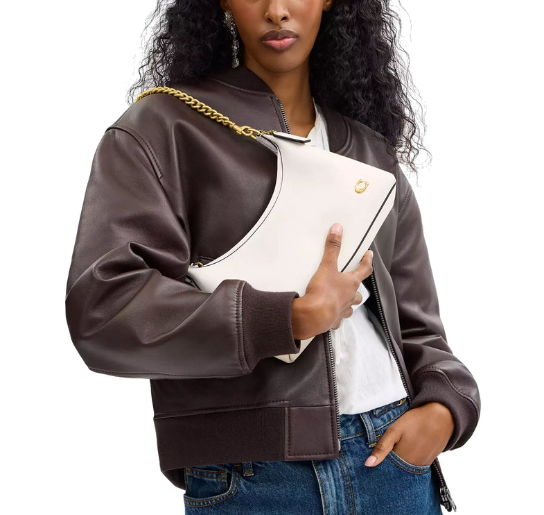 Coach Women's Juliet Shoulder Bag 25 Brass/Chalk