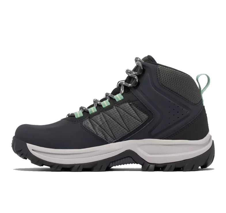 Columbia Women's Transverse Hike Waterproof Shoe Black/Sage Leaf