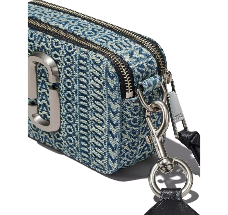 Marc Jacobs Women's The Washed Monogram Denim Snapshot Multi