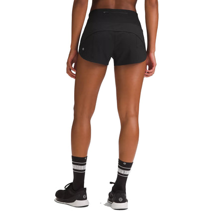 lululemon Women's Speed Up High-Rise Lined Short 2.5" Black - Hemen Kargoda