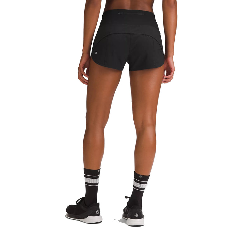 lululemon Women's Speed Up High-Rise Lined Short 2.5" Black - Hemen Kargoda