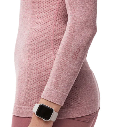 FIGS Women's Salta Seamless Longsleeve Underscrub Mauve