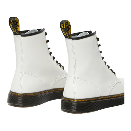 Dr. Martens Unisex Zavala Leather Boots White