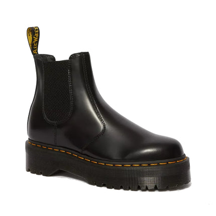 Dr. Martens Women's 2976 Polished Smooth Platform Chelsea Boots Black - İndirim