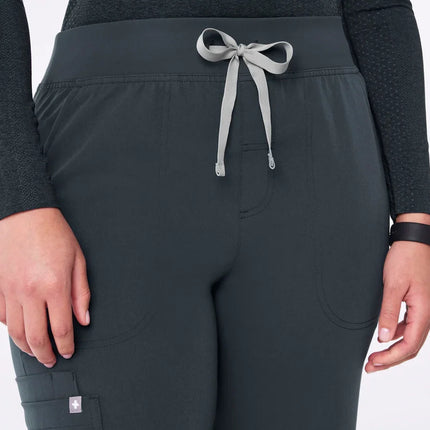 FIGS Women's High Waisted Isabel Wide Leg Scrub Pants Dark Harbor