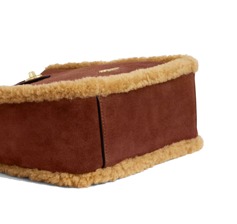 Coach Women's Hadley Convertible Crossbody Bag Gold/Vintage Brown Multi