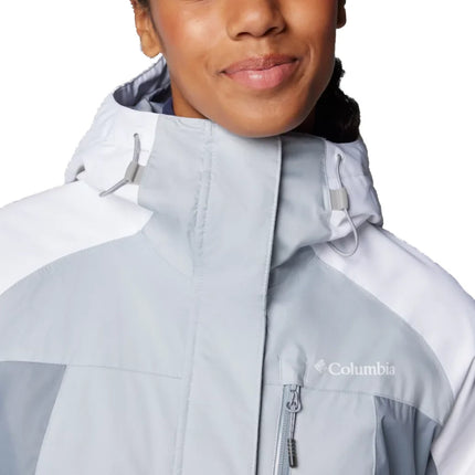 Columbia Women's Snowy Summit Insulated Jacket Cirrus Grey/Tradewinds Grey/White Dbby