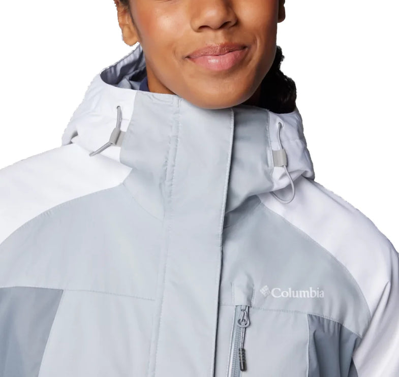 Columbia Women's Snowy Summit Insulated Jacket Cirrus Grey/Tradewinds Grey/White Dbby