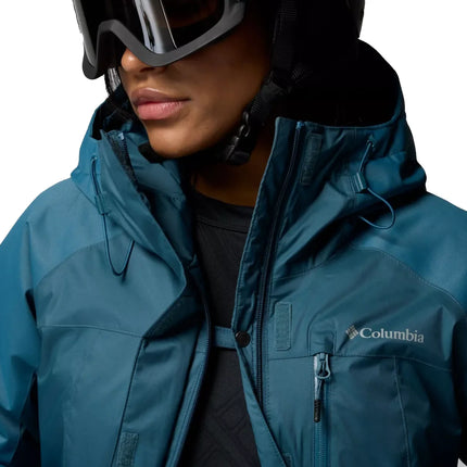 Columbia Women's Snowy Summit Insulated Jacket Everblue Dobby
