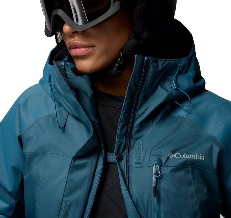 Columbia Women's Snowy Summit Insulated Jacket Everblue Dobby