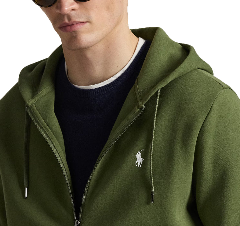 Polo Ralph Lauren Men's Double-Knit Full-Zip Hoodie Supply Olive