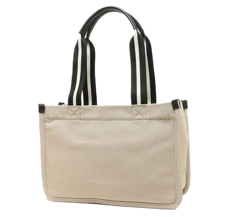 Marc Jacobs Women's Signet Canvas Medium Tote Bag Beige - Hemen Kargoda