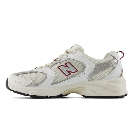 New Balance 530 Sea Salt with White and Mercury Red MR530SZ