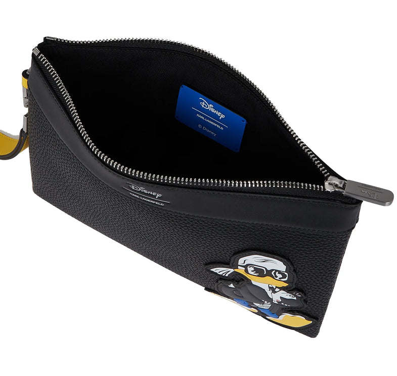 Disney x KARL LAGERFELD Unisex Pouch Black