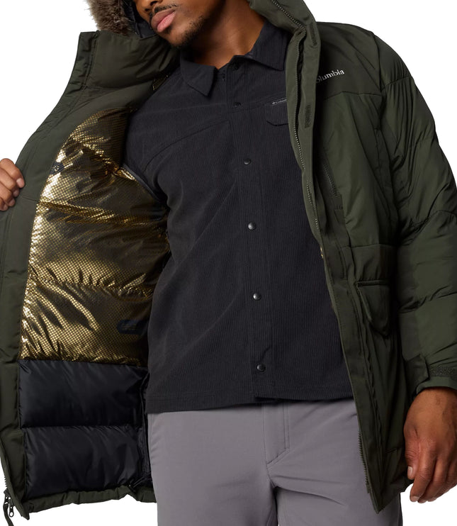 Columbia Men's Marquam Peak Fusion II Hooded Parka Greenscape