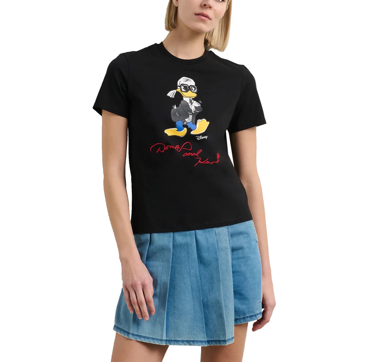 Disney x KARL LAGERFELD Women's T-Shirt Black
