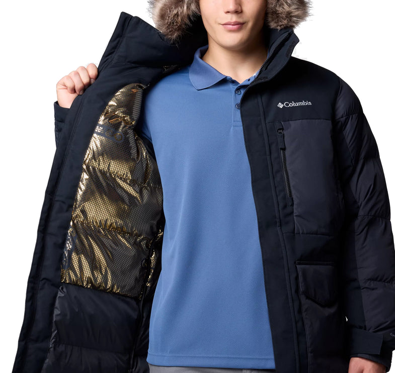 Columbia Men's Marquam Peak Fusion II Hooded Parka Black