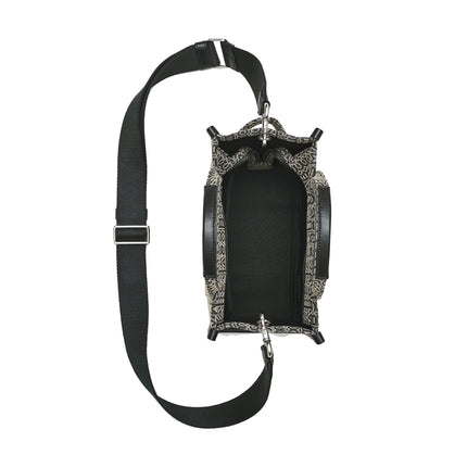 Marc Jacobs Women's The Monogram Jacquard Small Tote Bag Black