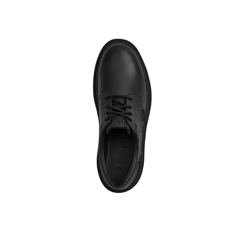 Coach Men's Cameron Derby In Signature Leather Black