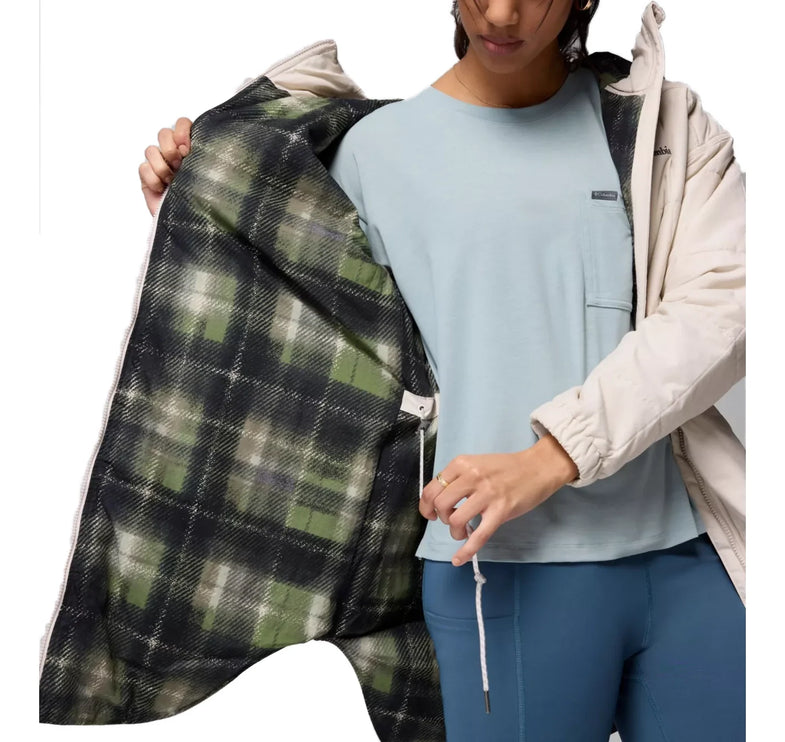 Columbia Women's Chatfield Hill II Novelty Jacket Dark Stone/Safari Omblur Print