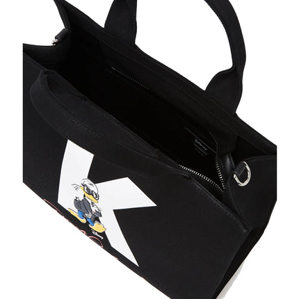 Disney x KARL LAGERFELD Unisex Medium Shopper Black