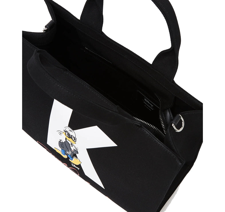 Disney x KARL LAGERFELD Unisex Medium Shopper Black
