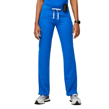 FIGS Women's Kade Cargo Scrub Pants Royal Blue