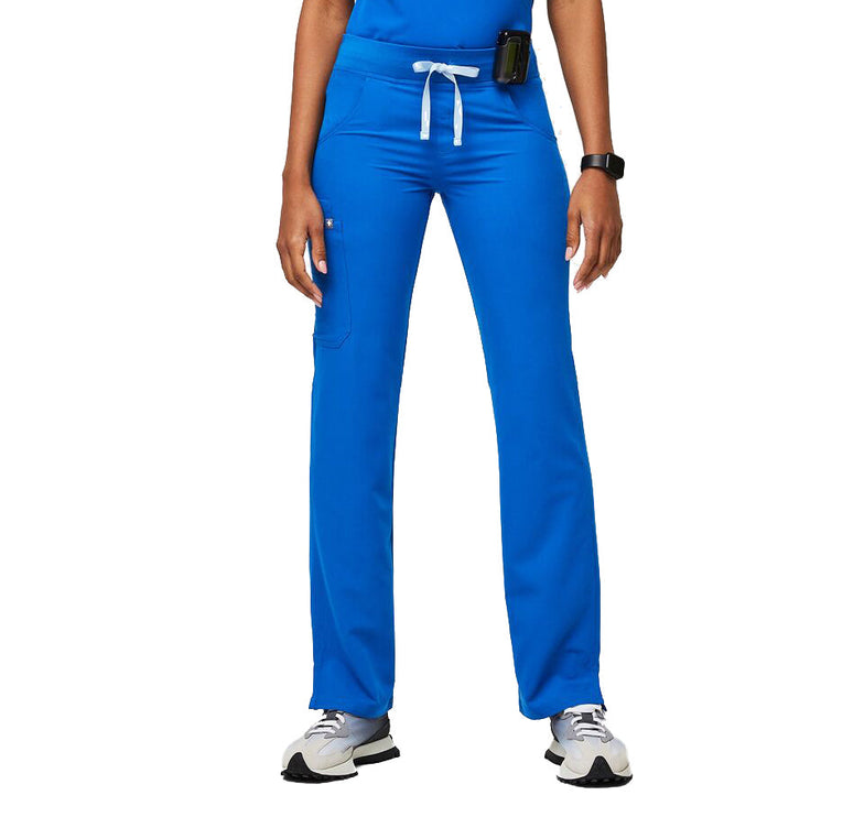FIGS Women's Kade Cargo Scrub Pants Royal Blue