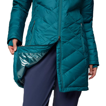 Columbia Women's Heavenly Long Hooded Jacket River Blue