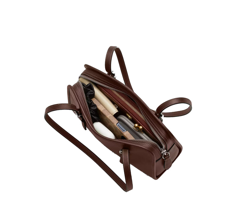 Coach Women's Swing Zip Bag Silver/Maple