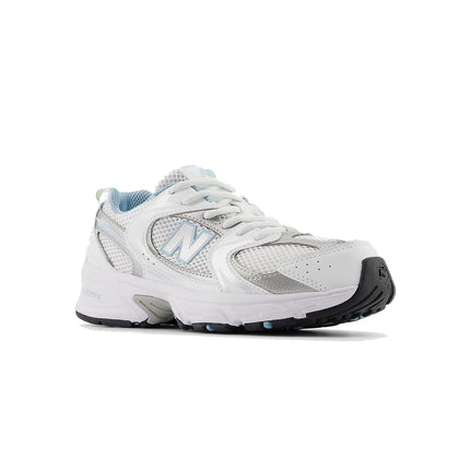 New Balance Grade School 530 White with Chrome Blue GR530GB