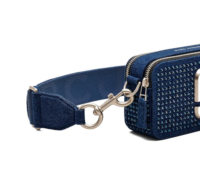 Marc Jacobs Women's The Cyrstal Denim Snapshot Blue