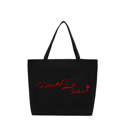 Disney x KARL LAGERFELD Unisex Reversible Shopper Black