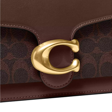 Coach Women's Tabby Shoulder Bag 26 In Signature Canvas Brass/Maple
