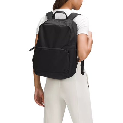 lululemon Unisex Everywhere Backpack 22L Tech Canvas Black/Black