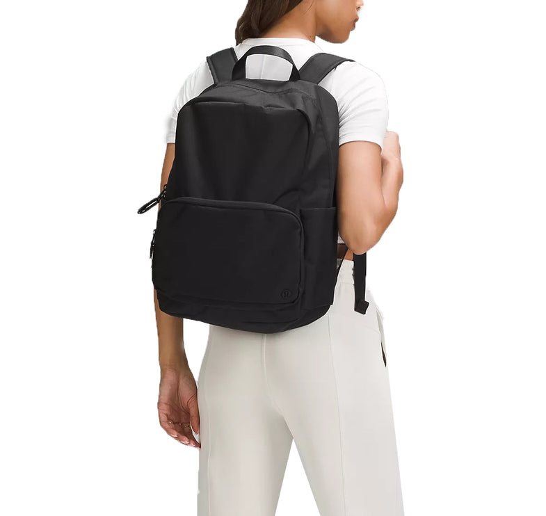 lululemon Unisex Everywhere Backpack 22L Tech Canvas Black/Black