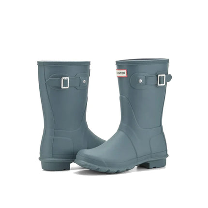 Hunter Women's Original Short Rain Boots Balsam Green
