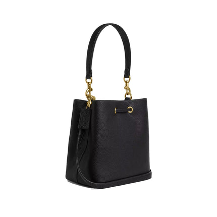 Coach Women's Rowan Bucket Bag Gold/Black