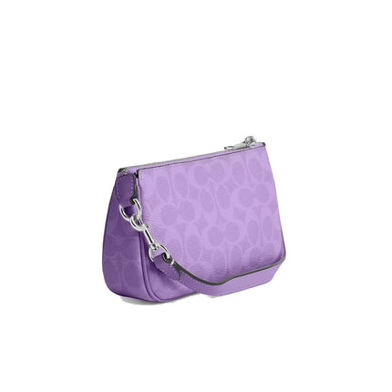 Coach Women's Nolita 19 In Signature Canvas Silver/Iris