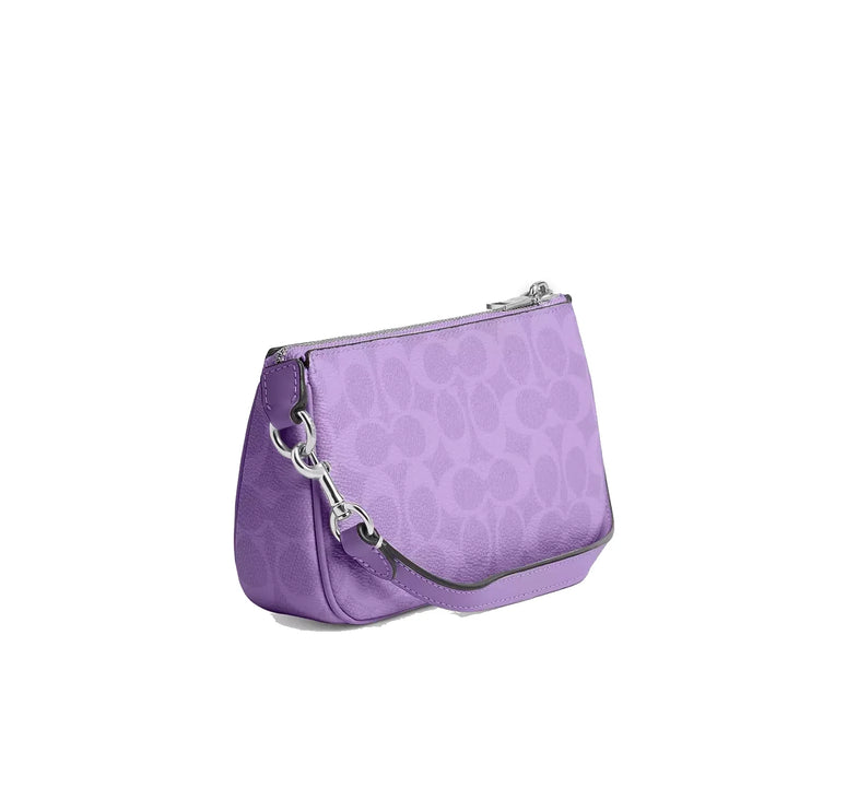 Coach Women's Nolita 19 In Signature Canvas Silver/Iris