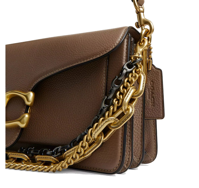 Coach Women's Triple Chain Strap Brass/Brass