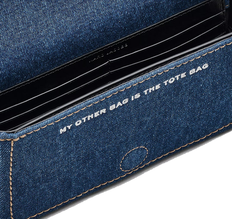 Marc Jacobs Women's The Denim Chain Mini Bag Dark Wash