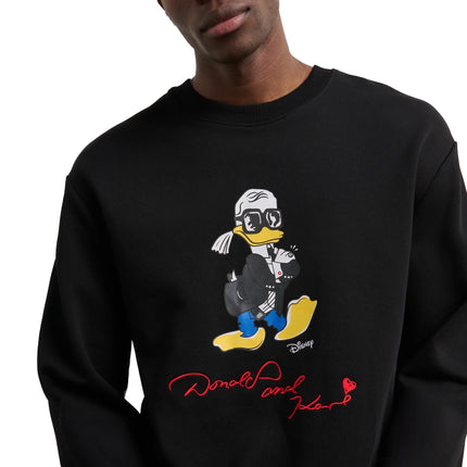 Disney x KARL LAGERFELD Men's Sweatshirt Black