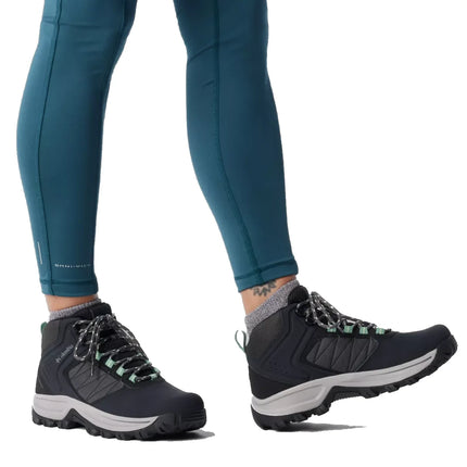 Columbia Women's Transverse Hike Waterproof Shoe Black/Sage Leaf