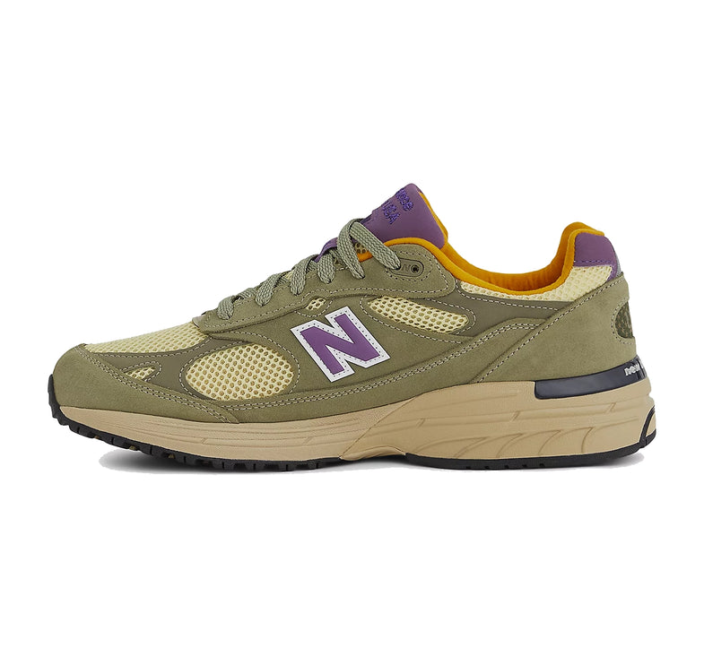 New Balance Made in USA 993 Olive Leaf with Maize U993OL