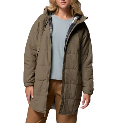 Columbia Women's Chatfield Hill II Novelty Jacket Stone Green/Chalk Omblur Tonal