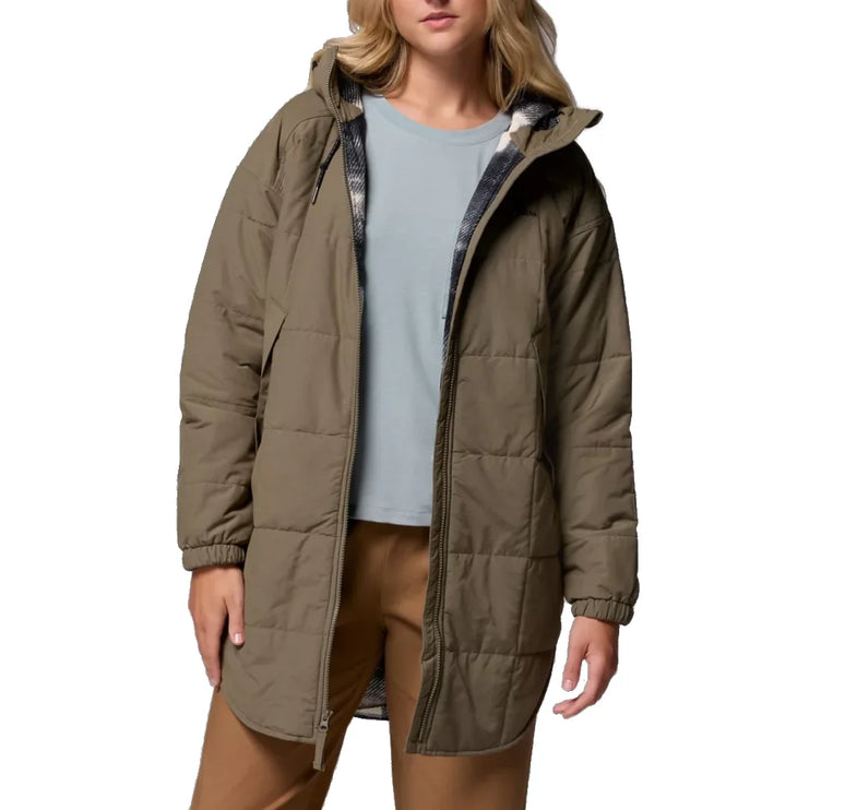 Columbia Women's Chatfield Hill II Novelty Jacket Stone Green/Chalk Omblur Tonal