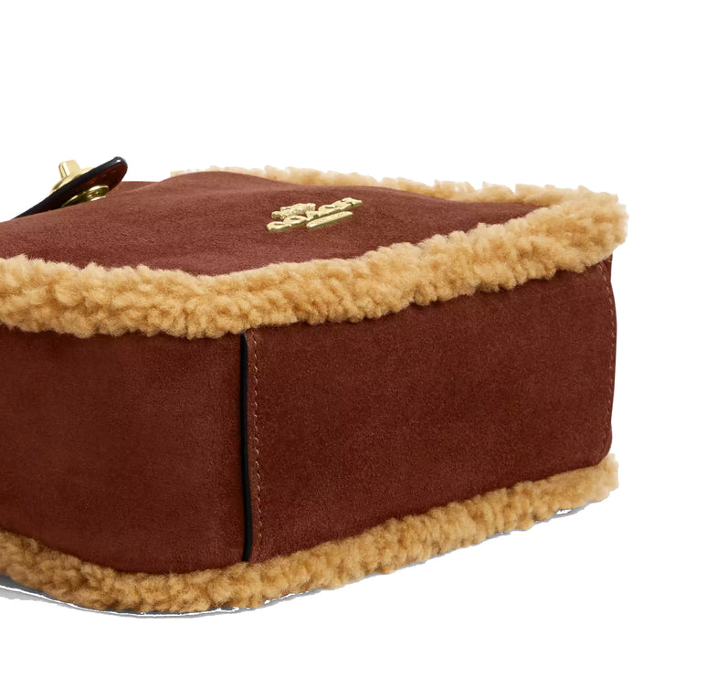 Coach Women's Hadley Mini Crossbody Bag Gold/Vintage Brown Multi