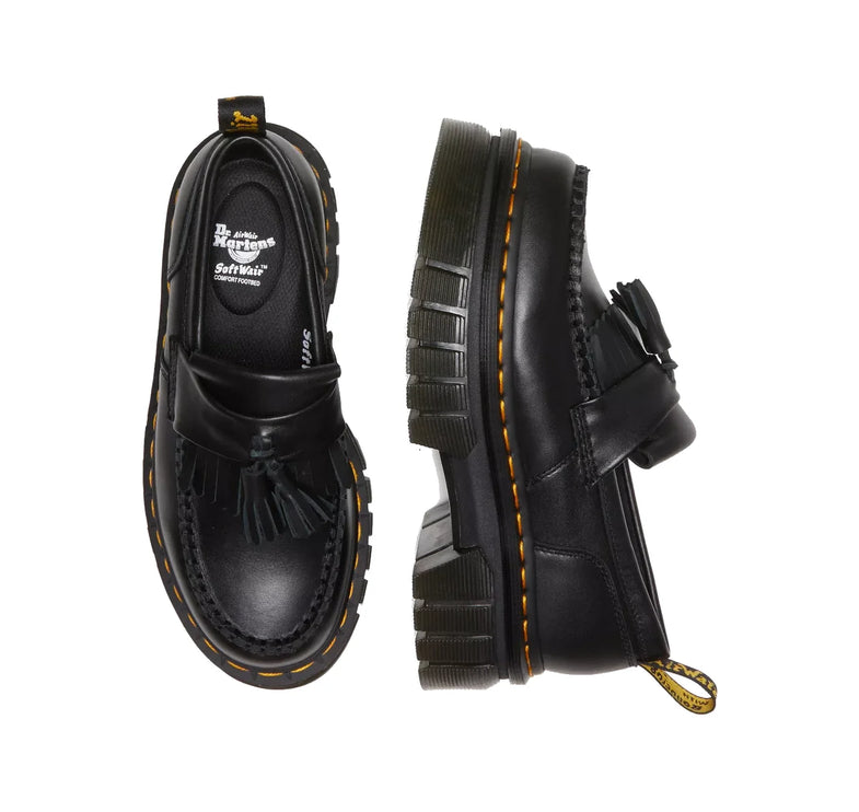 Dr. Martens Women's Audrick Nappa Lux Platform Loafers Shoes Black